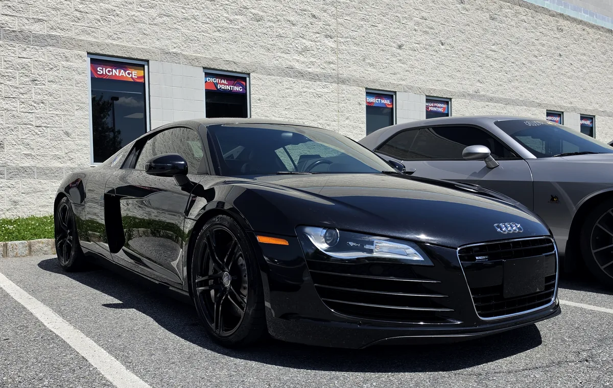 Audi R8 outside Vollux Autowerks