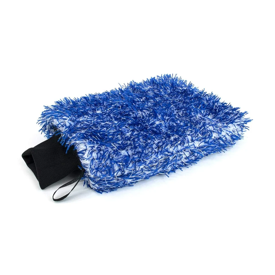 Blue and white Autofiber Wash Monster microfiber car wash mitt