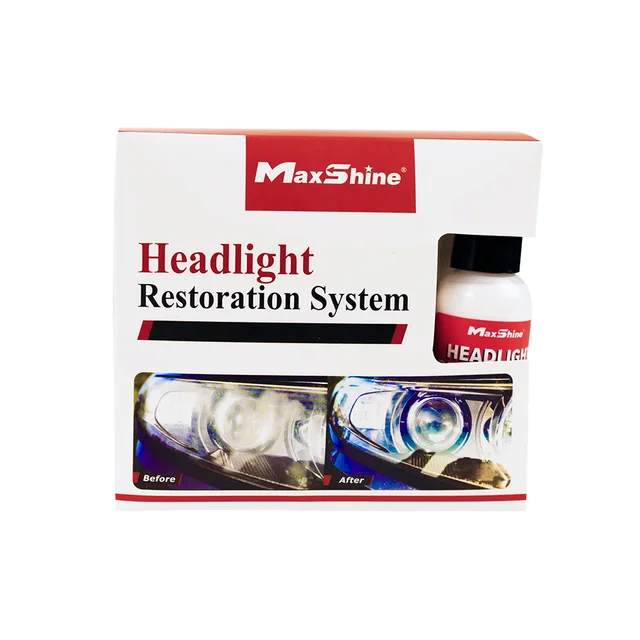 MaxShine headlight-restoration kit and accessories
