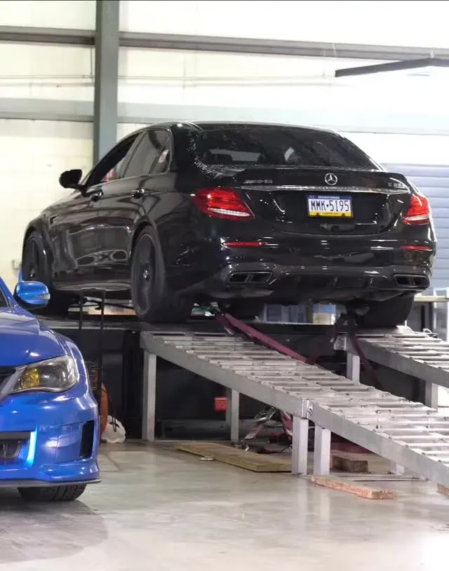 Mercedes-AMG E63 S on the AWD Dynojet