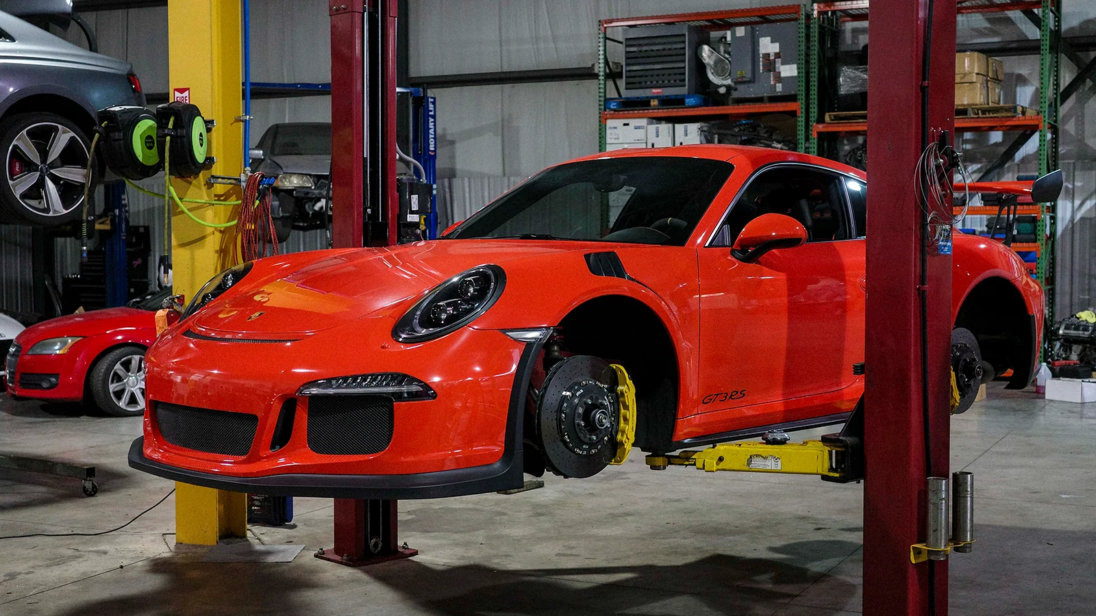 Porsche brake, tire, and performance service at Vollux Autowerks