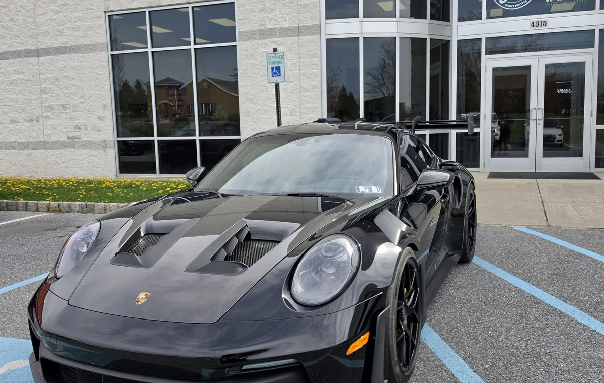 Porsche outside Vollux Autowerks