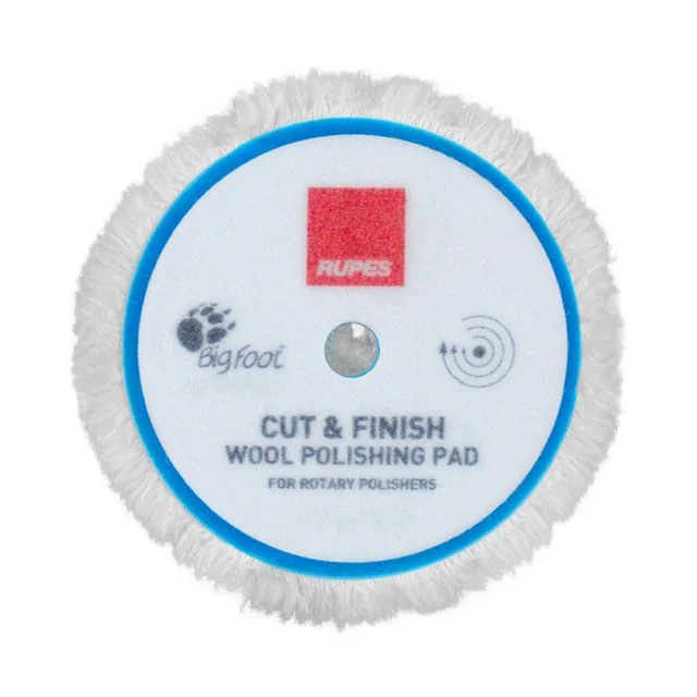 RUPES Cut & Finish Wool Rotary Pad